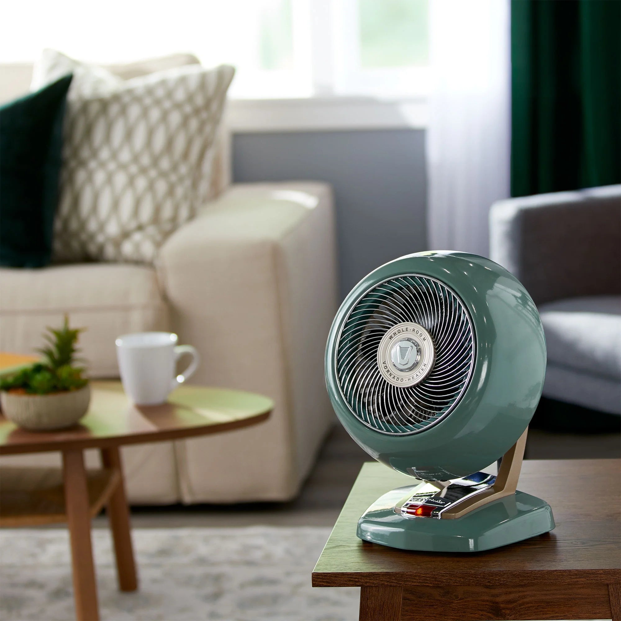 Vintage Portable Electric Space Heater, Green V1940