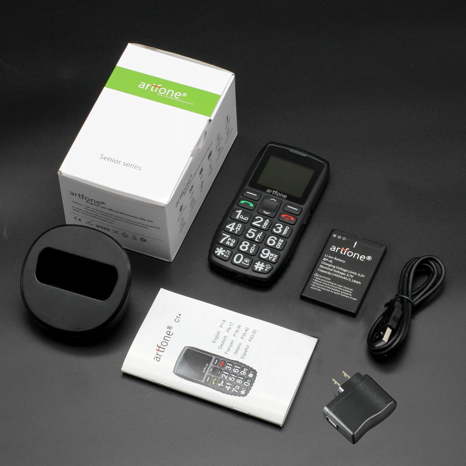 Big Button 4G Senior Mobile Phone with SOS and Loud Volume F5218