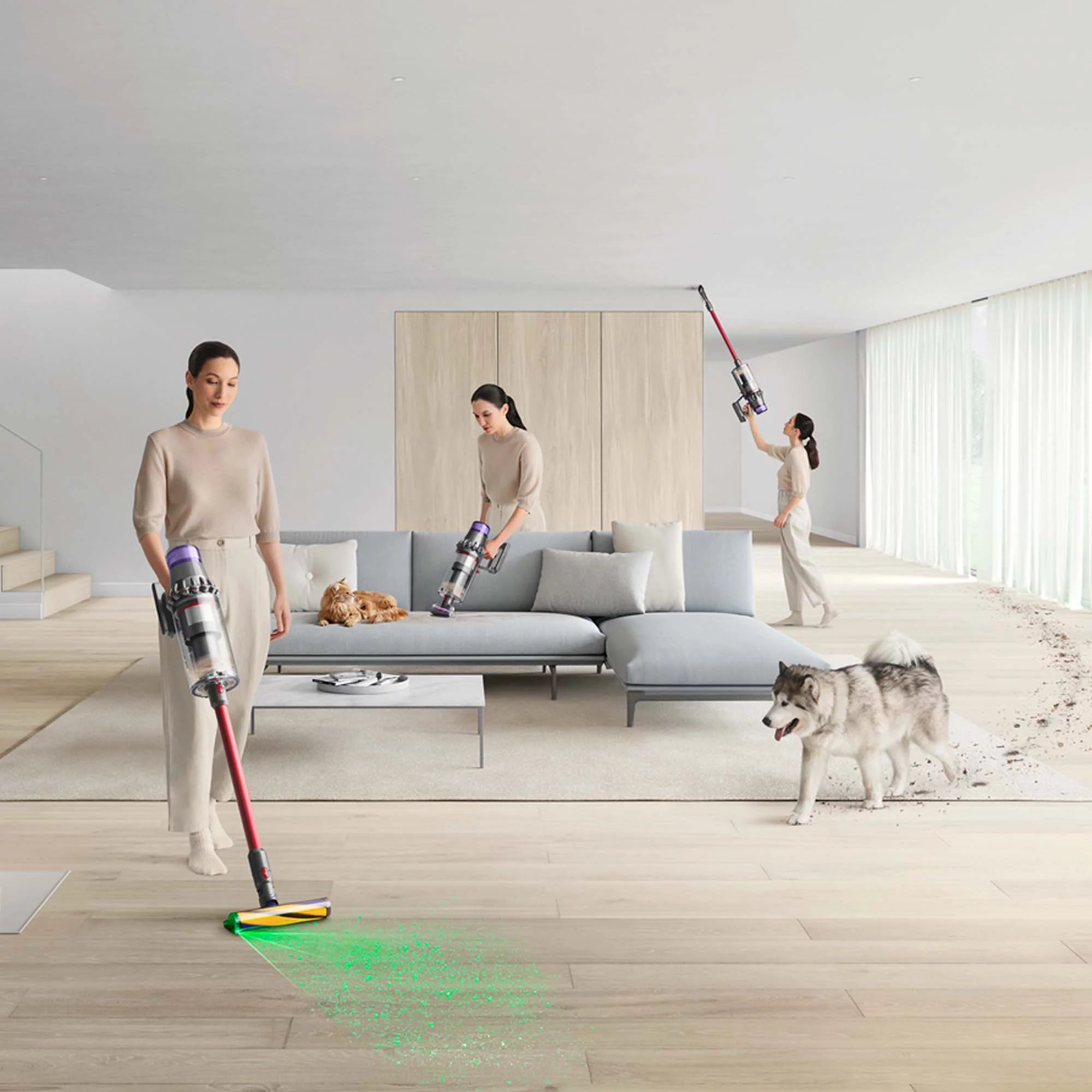 Cordless Vacuum Cleaner Red H7416