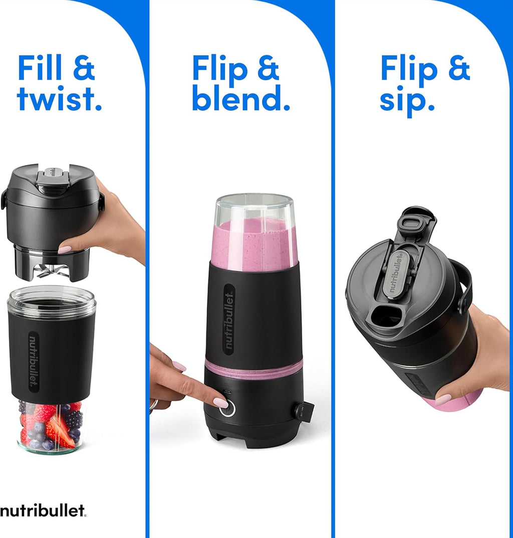 Portable Blender with Tritan Cup, Black V1914