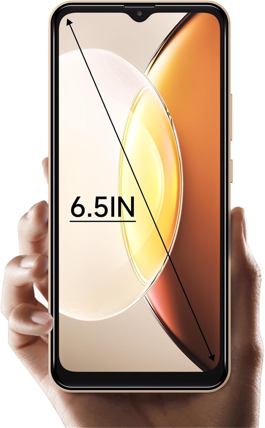 Unlocked 4G LTE Smartphone 6.5" HD+ Screen Dual SIM F6946