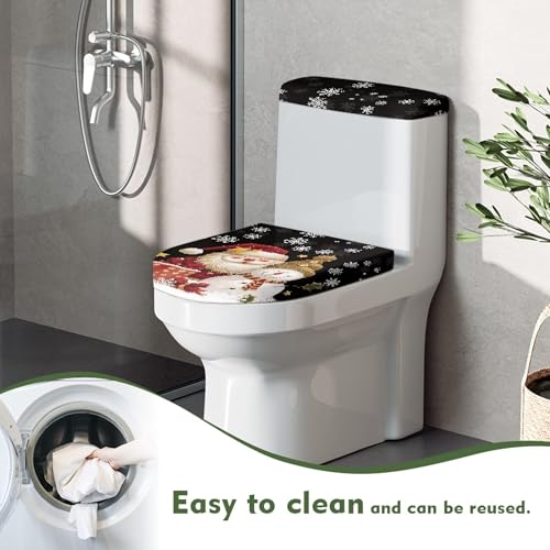 Christmas Toilet Lid and Tank Cover Set for Bathroom Decor K51670