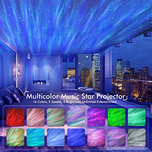 Galaxy Projector with Bluetooth Speaker and White Noise for Bedroom P99664