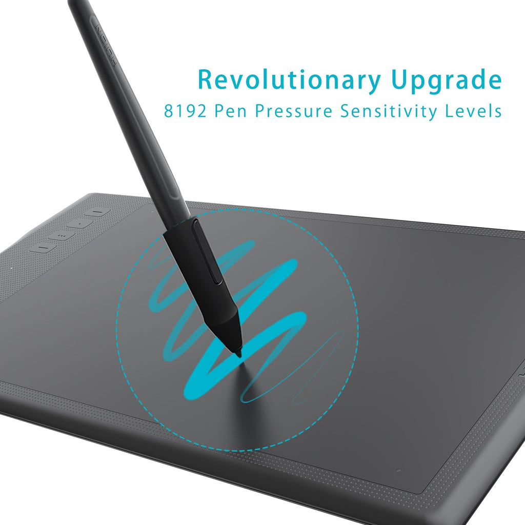 Wireless Graphic Drawing Tablet with 8192 Pressure Sensitivity, 11 x 6.87 inches N33325
