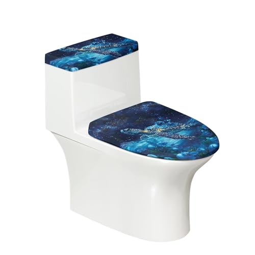 Christmas Toilet Lid and Tank Cover Set for Bathroom Decor K51670