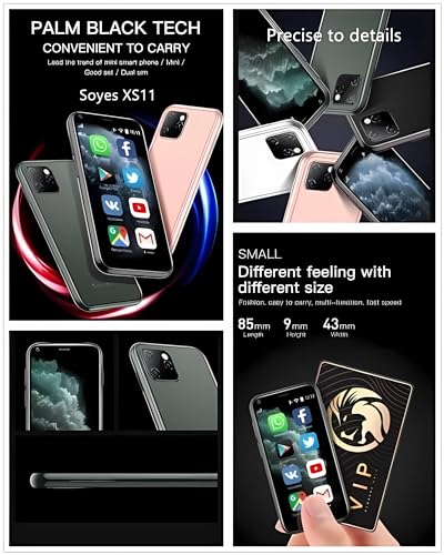 Mini Smartphone 3G Unlocked Android 6.0 Dual SIM 1GB RAM 8GB ROM C823