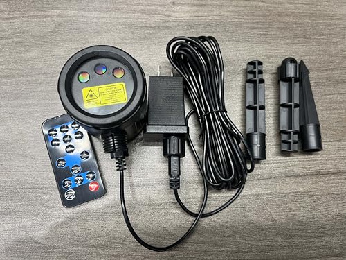 Christmas Laser Projector Light Outdoor, RGB Firefly Moving Lights, IP65 Waterproof for Garden Yard Party B711