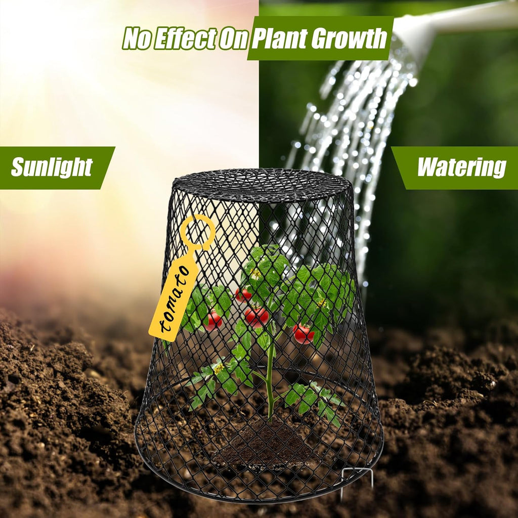 Wire Cloche Plant Covers for Garden Protection, 12 Pack K738