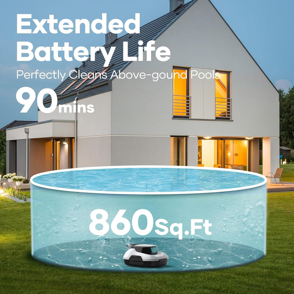 Robotic Pool Cleaner with Pool Skimmer H766