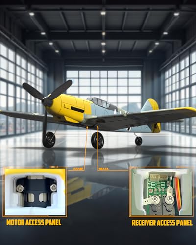 RC Plane 3 Channel Remote Control Airplane Fighter Toy, 2.4GHz 6-axis Gyro, Easy to Fly for Adults Kids Beginners B2466