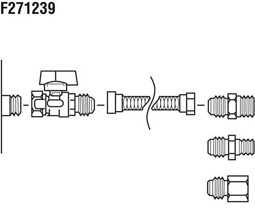Universal Gas Appliance Hook-Up Kit L383154