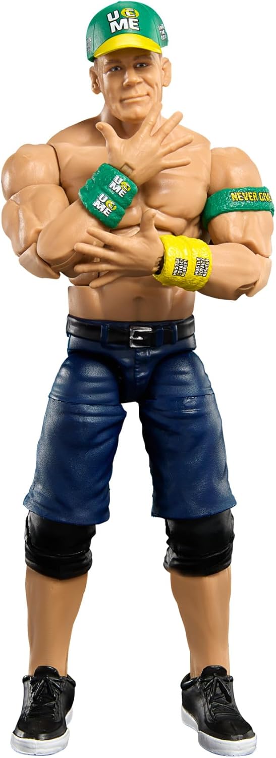 WWE Elite Action Figure & Accessories Set, 6-Inch Collectible with Swappable Hands X645