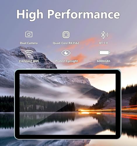 10 Inch Tablet with Keyboard Mouse, 6GB RAM 64GB ROM, IPS Touch Screen O15451