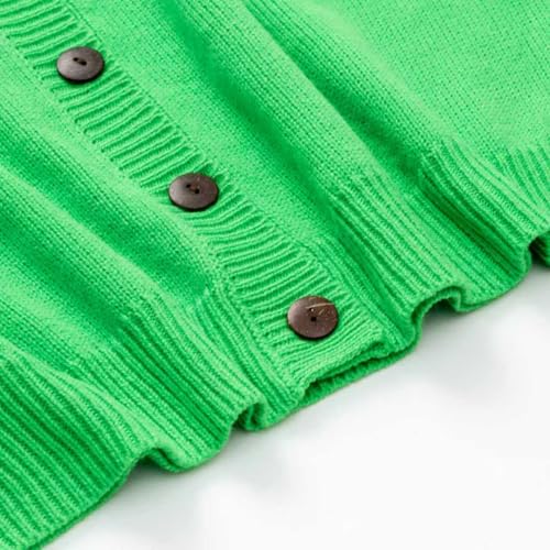 Women's Long Sleeve Button Knit Cardigan Sweater I652