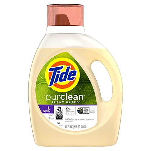 Plant-based liquid laundry detergent, honey lavender, 32 loads D4840