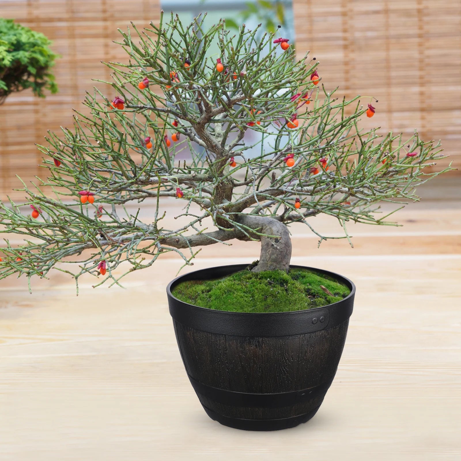 Tall Artificial Plant Pot Indoor No Hole Planter T8333