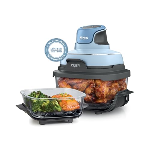 Air Fryer with Glass Containers, 4 QT & 6 Cup, Dishwasher Safe Z1664