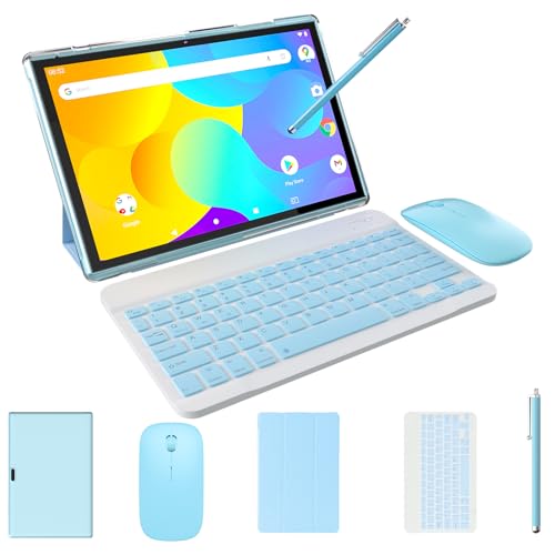10 inch Android Tablet with Keyboard Case, 6GB RAM 32GB ROM S7781
