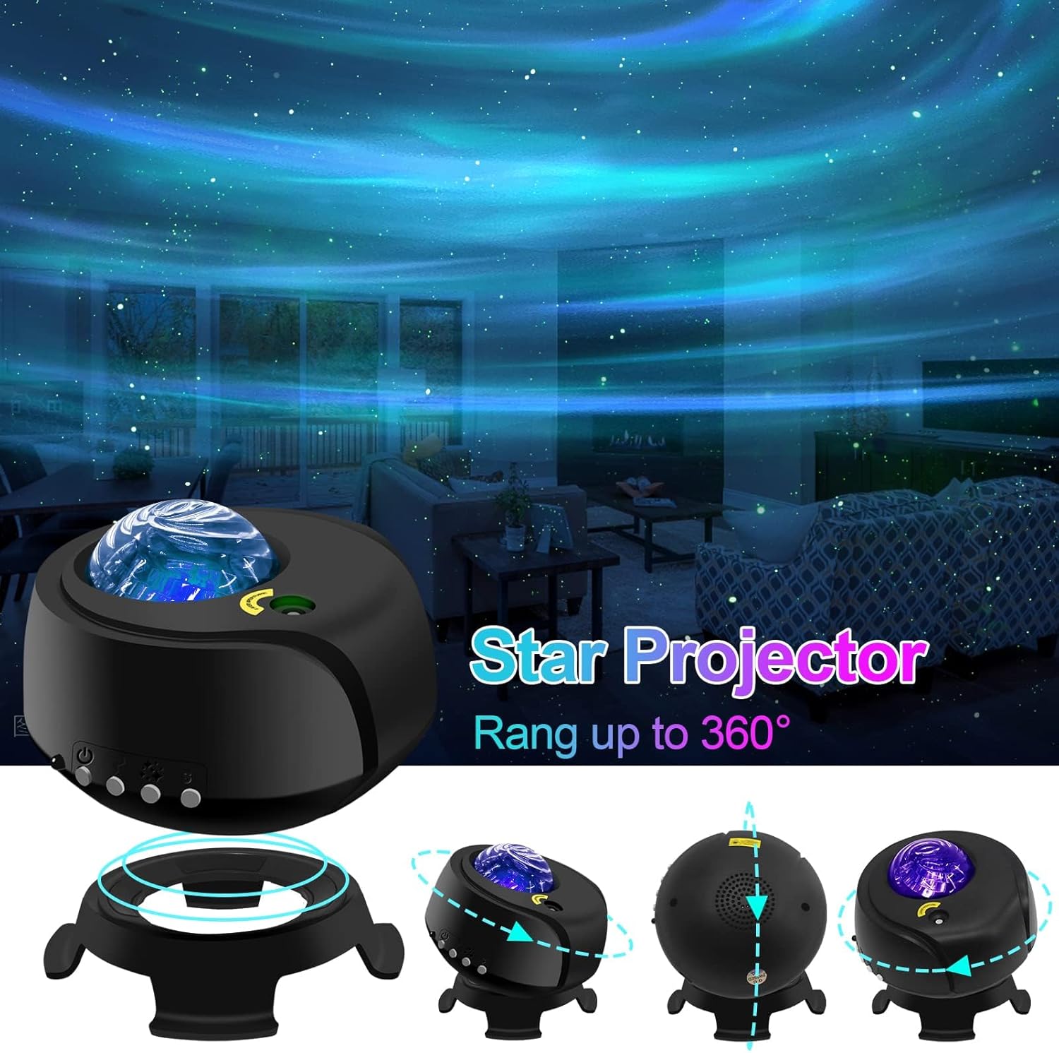 Galaxy Lights Projector with Changing Nebula Shapes K578718