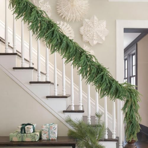Artificial Norfolk Pine Garland 9FT for Christmas Decor K521114