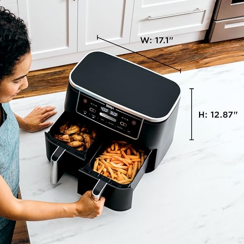 10QT 6-in-1 DualZone Air Fryer with 2 Independent Baskets B40403