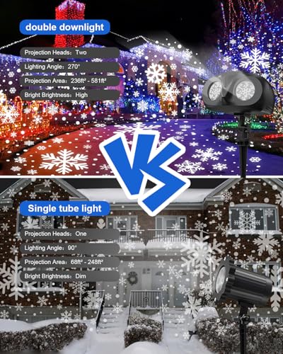 Laser Christmas Projector Lights Outdoor with Remote, Waterproof D5764