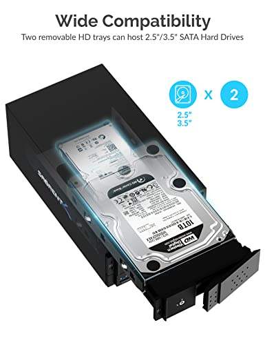 USB 3.2 5-Bay SATA Hard Drive Docking Station with USB-C 10Gbps A4585