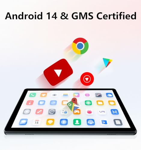 10 Inch Tablet with Keyboard Mouse, 6GB RAM 64GB ROM, IPS Touch Screen O15451