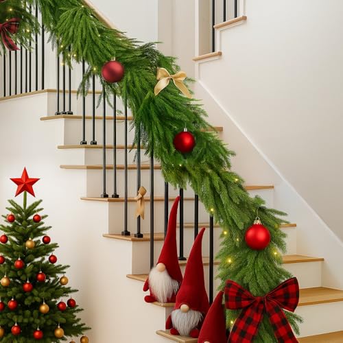 Artificial Norfolk Pine Garland 9FT for Christmas Decor E62268