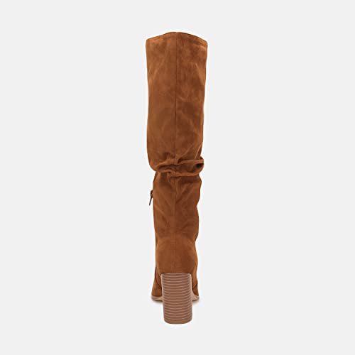 Womens Knee High Chunky Heel Boots N271773
