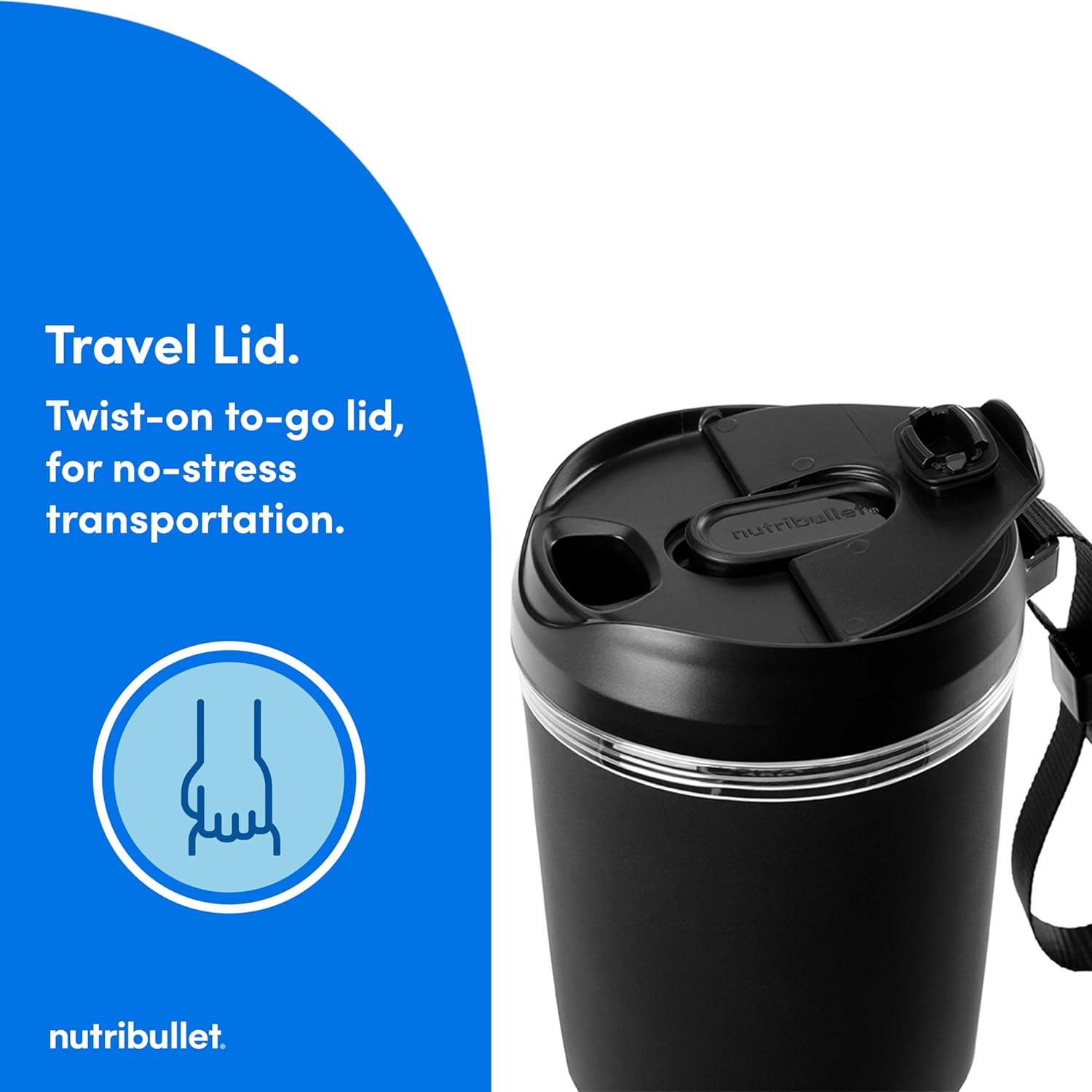 Portable Blender with Tritan Cup, Black V1914