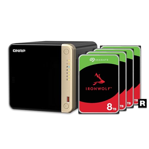 4 Bay Desktop NAS with Intel Celeron Quad-core Processor and Dual 2.5GbE S510