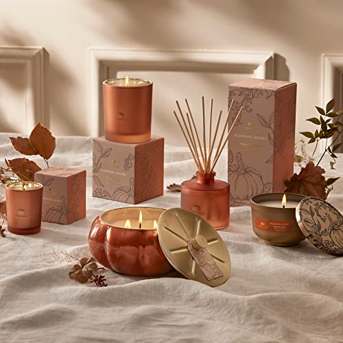 Scented Candles in Tin with Gold Lid - Crisp Fir, Cedarwood & Sandalwood B721287