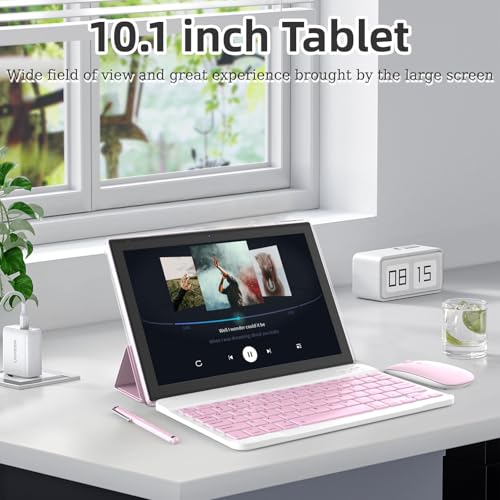 Tablet 10 Inch with Keyboard, 8GB RAM 64GB ROM K6429