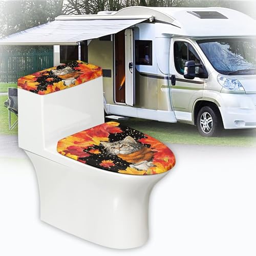 Christmas Toilet Lid and Tank Cover Set for Bathroom Decor K51670