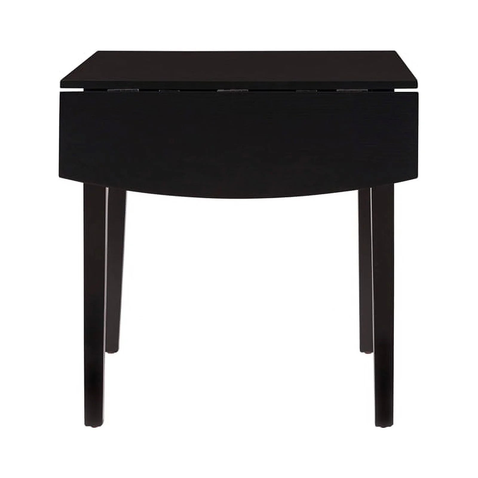 Square Wood Drop Leaf Table in Black P88507