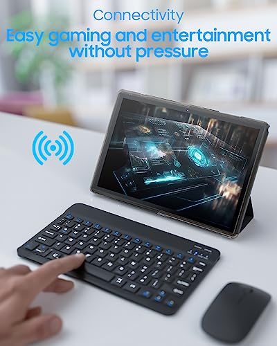10 inch Android Tablet with Keyboard Case, 6GB RAM 32GB ROM S7781