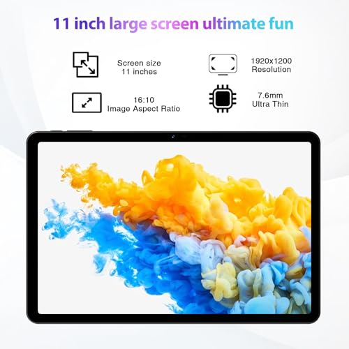 11 Inch 2.4K Display Tablet, 16GB RAM 256GB ROM, 8580mAh Battery F83213