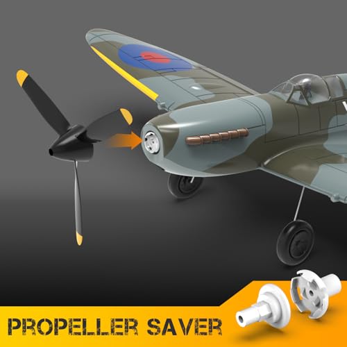 RC Plane 3 Channel Remote Control Airplane Fighter Toy, 2.4GHz 6-axis Gyro, Easy to Fly for Adults Kids Beginners B2466