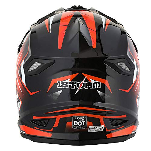 Adult Motocross Helmet Full Face Racing Style Matt Black D9788