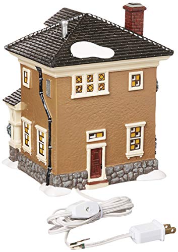 Porcelain Snow Village Christmas Lit House N2284