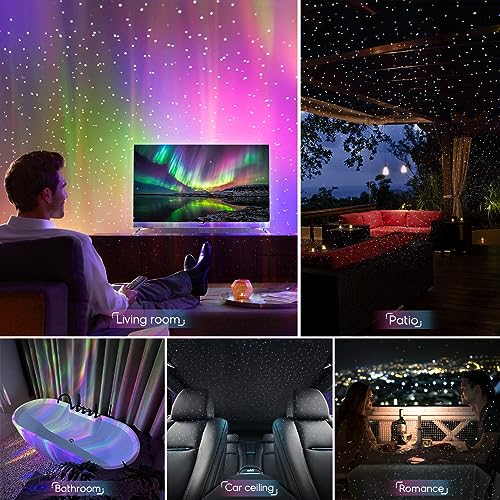 Star Projector with Bluetooth Speaker and White Noise for Bedroom T49326