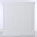 Privacy Fence Panels 6ft.H x 6ft.W White Vinyl Full Set of 2 Pcs