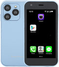 Acogedor Mini 3G Smartphone, 3.0 Inch SOYES XS15 Mini Smartphone with HD Camera, Quad Core, Dual Sim, WiFi, Cute Smartphone, 2GB 16GB Slim Mobile Phone (Blue)