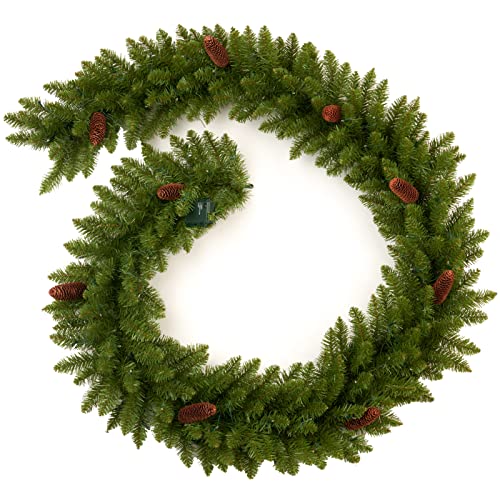 Pre-lit Christmas Garland 9ft with 50 LED Lights B458889