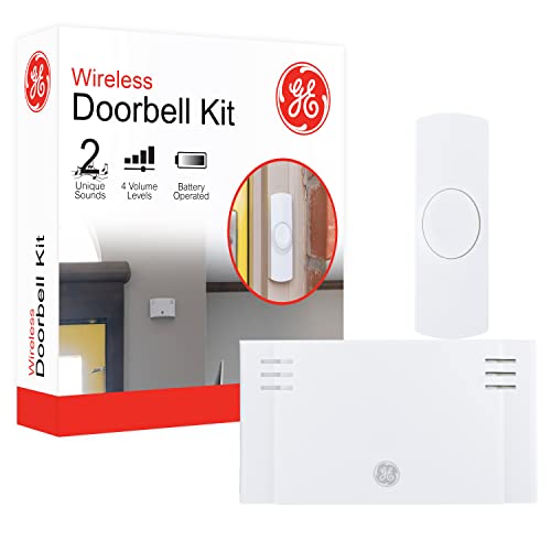 Wireless Doorbell Kit with 2 Push Buttons, 8 Melodies, 4 Volume Levels, 150 Ft Range H33381