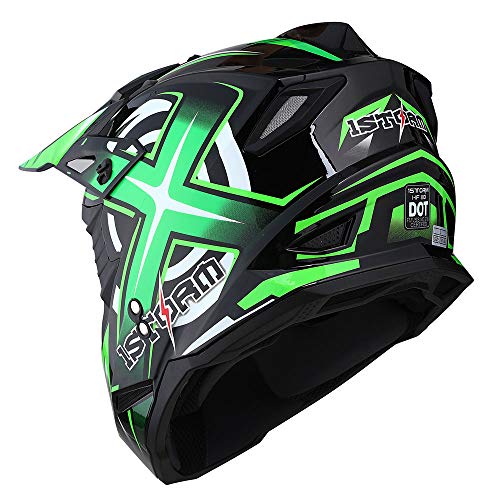 Adult Motocross Helmet Full Face Racing Style Matt Black D9788