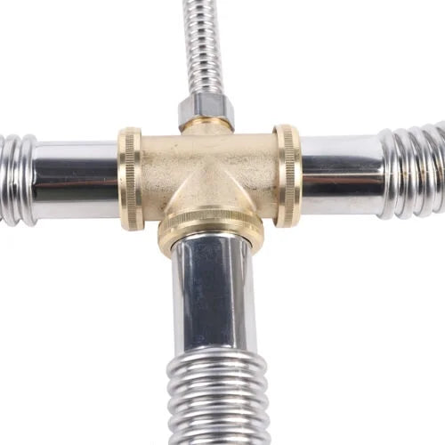 Flexible Sink Drain Hose for Double Bowl Kitchen Bathroom Z228