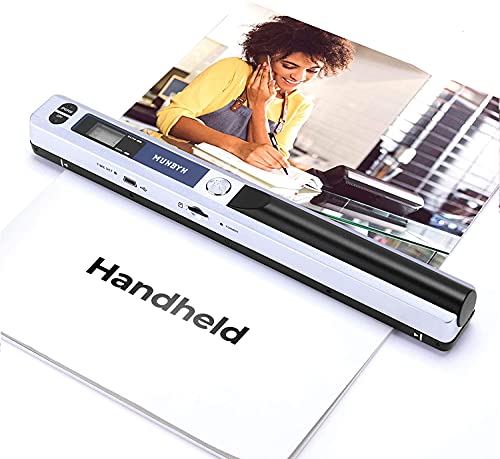 Portable Scanner for A4 Documents Photos, 900 DPI, Flat Scanning, Includes 16G SD Card I7693