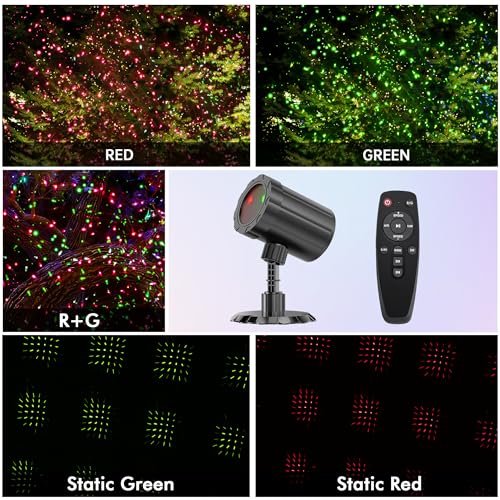 Christmas Projector Lights Outdoor with Remote Control, IP65 Waterproof L131